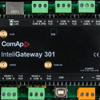 InteliGateway 100 CM2GW100BAB InteliGateway 300 CM2GW300BAB InteliGateway 101 CM2GW101BAB InteliGateway 301 CM2GW301BAB ComAp Extended module, Communications module, I/O input/output module,intelligent charging module