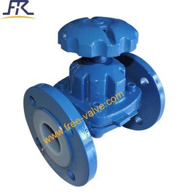 BS Standard Manual PTFE  Lined Diaphragm Valve