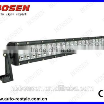 2014 the Perfectest design curve120W LED light bar 40pcs*3w 2 rows 4x4