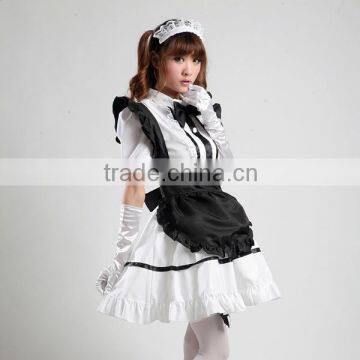 High Quality Uniform Clothes Sexy Dress Japanese Lolita Maid Dress Waitress Costumes Anime Cosplay Halloween Costume Fancy Dress photo-4