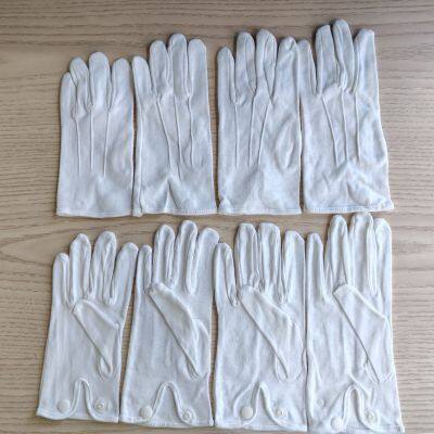 Cotton Ceremony Gloves Formal Occasion Cotton Gloves photo-5
