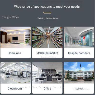 Durable Stainless Steel Cleaning Cabinet With Drying Rod and Secure Lock – Designed for Restaurants, Gyms, and Public Buildings photo-5