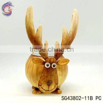 metal crafts elk pot christmas home decoration