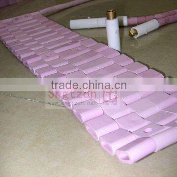 Flexible ceramic pad heater