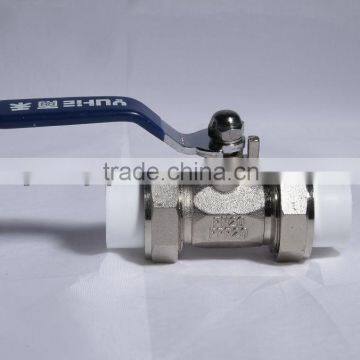 high quality PPR Pipe Fittings 20-63mm Double Union ball Valve