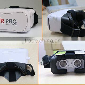 VR BOX cardboard 3D video Glasses Virtual Reality Headset for 3D Moives And Games Support 4.7" - 6.0" inch screen