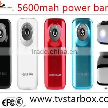 wholesale fish model 5600mah portable power bank gift flashlight portable power bank