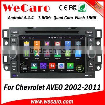 Wecaro WC-CU7011 Android 4.4.4 car stereo 2 din for chevrolet aveo car audio stereo 1080p