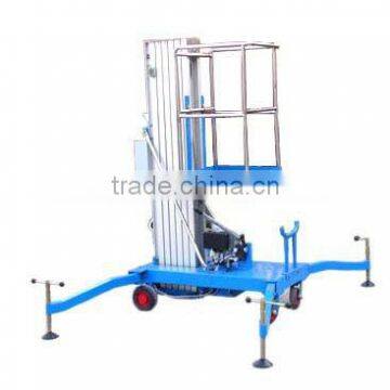 10 meters Aluminum working platform double mast/lift platform