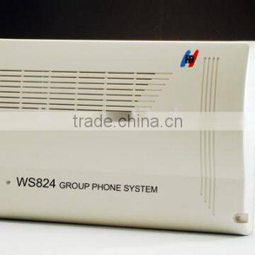 Shenzhen factory 64 exts PBX System WS824(9)H