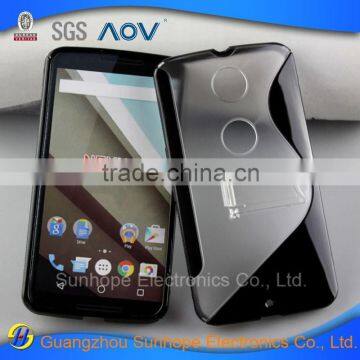 Multifunction TPU surround +PC support frame mobile cell phone cover case for Nexus 6 XT1100 XT1103
