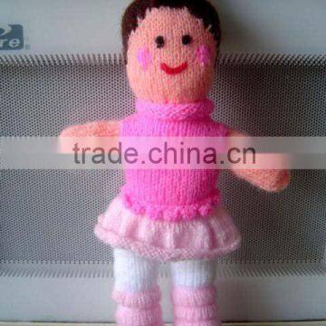 Peru Hand Made Acrylic Knitted Toy "Ballerina"