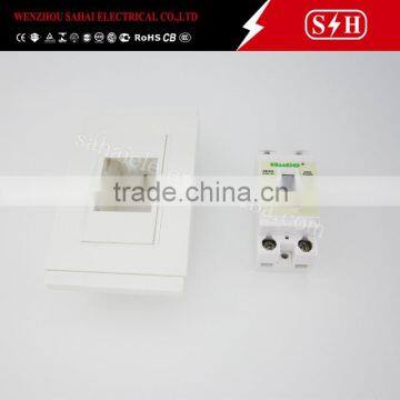 South Korea HJ Industrial Haco Model Switch 2P 32A MCB Safety Circuit Breaker With Cover photo-3
