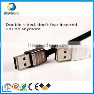 Double-sided popular high quality Remax usb charge cable
