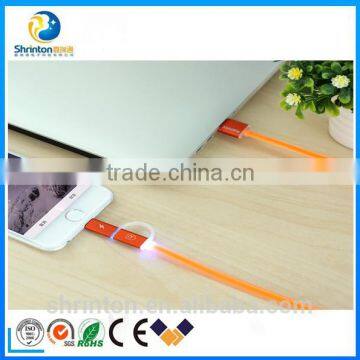 Remax 2 In1 Led USB Data Cable Fast Charging Cable for Iphone and Samsung photo-3