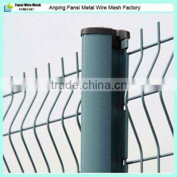 pvc welded curved wire mesh fence panel for sale