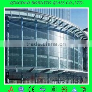 high quality 4mm 6mm ultra clear and colored anti reflective glass for buildings