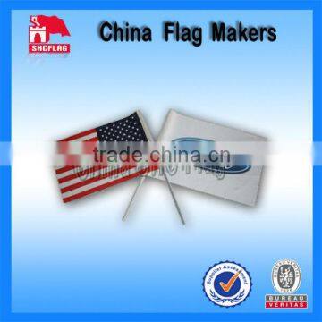 Hand Flag With Logo For Car Dealer Promotion Use