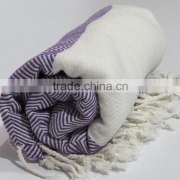 Wholesale Turkish towel 100% Tunisian Cotton Fouta Peshtemal