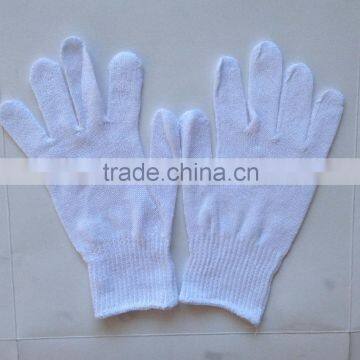 White Outdoors Cotton Knitted Working Gloves