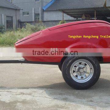 RC-MT-04 New model fiberglass motorcycle cargo trailers