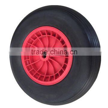 China factory 400-8 PU foam airless tire for cart