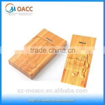 China Wholesale wooden or bamboo power bank