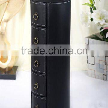 Home and Office use Pu Faux Leather CD storage box ,CD oragnizer, faux leather jewelry storage box leather cd box