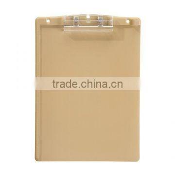 China Supplier PP plastic file bags/ clipboard for promotion, flat and smooth Plastic Clipboards for hotel use