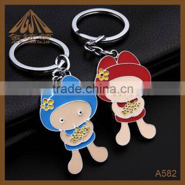 Fashion cartoon zinc alloy key chain