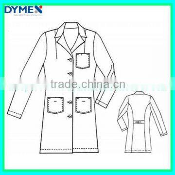 Dymex HOT Tailored 100% Hospital White Lab Coat photo-2