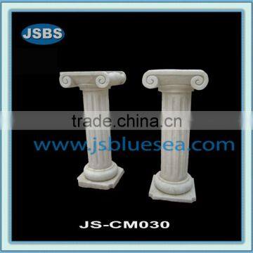 Hand Carved White Marble Stone Gate Pillar Design For Homes