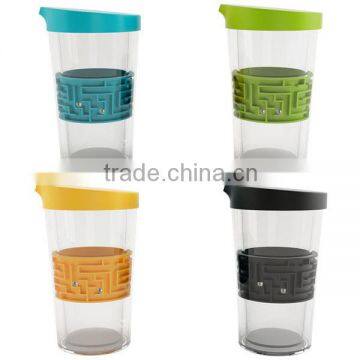 Mazz Game Gel Inside Double Wall Plastic Tumbler