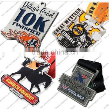 Factory Direct Sale Production Metal Stand Gold Award Medal photo-4