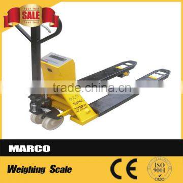 2500KG Lcd Stainless Steel Waterproof Pallet Truck Scales