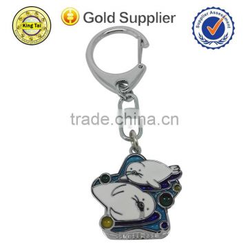 high end new design fashion custom logo innovative keychain metal