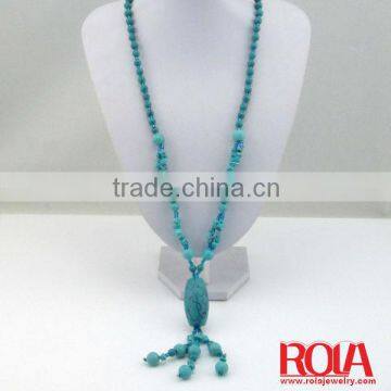 turquoise stones for jewelry making handmade necklace jewelry WHOLEALE JEWELRY FASHION ORNAMENT ACCESSORY