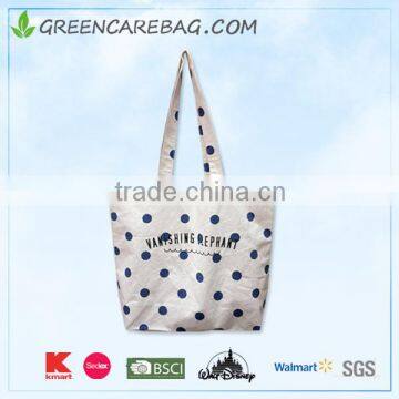 recyclable natural cotton shopping bag