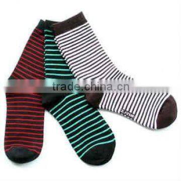 Women Stripe Cotton Socks