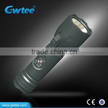 2015 newest design lithium battery multifunction highlight torch flashlight