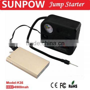 SUNPOW Jump Starter 6,900mAh Mini Booster Super Power Bank Portable 12V Li-polymer Bettery Multi-function Battery Charger photo-6