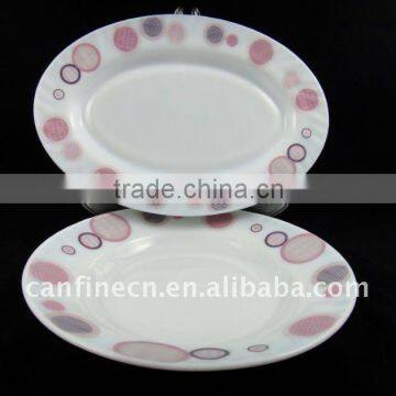 OPAL GLASS DINNER PLATE