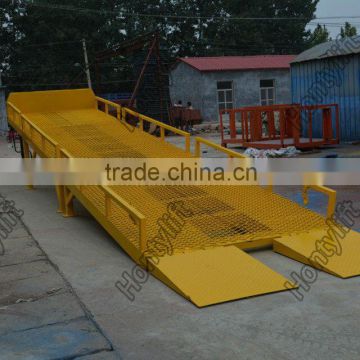 Forklift hydraulic yard ramp dock ramp