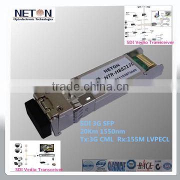 3G HD-SDI SFP tranceiver of BIDI/Transmitter Receiver of pathological code