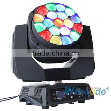 19 15W Bee Eye Zoom LED Moving Head Beam stage Light for pro show lighting