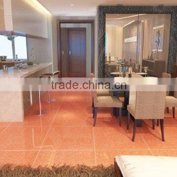 Red Crystal Double Loading Low Water Absorption Floor Tiles 60x60