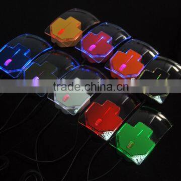 All Transparent 3D Wired Multicolor Light Mouse Wired Antistatic Small Computer ESD Mouse in USB Type photo-4