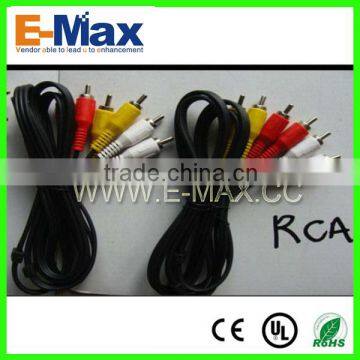 1.2m/4ft Triple 3 RGA Audio Video AV Cable photo-3