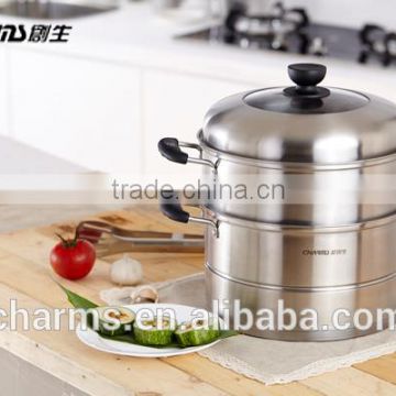 Double Layer Stainless Steel Food Steamer