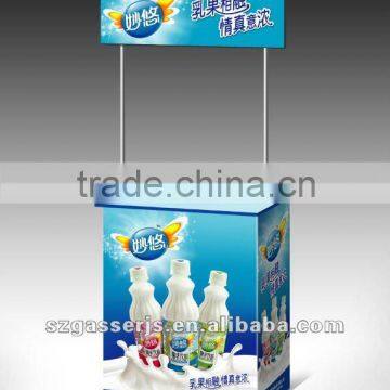 Aluminum sales promotion stand for supermarket